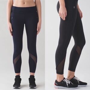 Lululemon Inspire Tight II Mesh Double Zipper